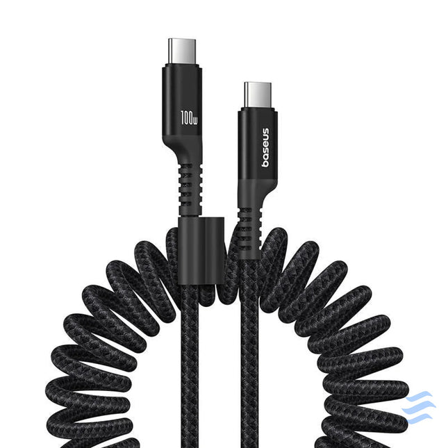 Fast Charging Cable USB C to USB C Baseus Fish Eye 100W 1m (black) USB C to USB C