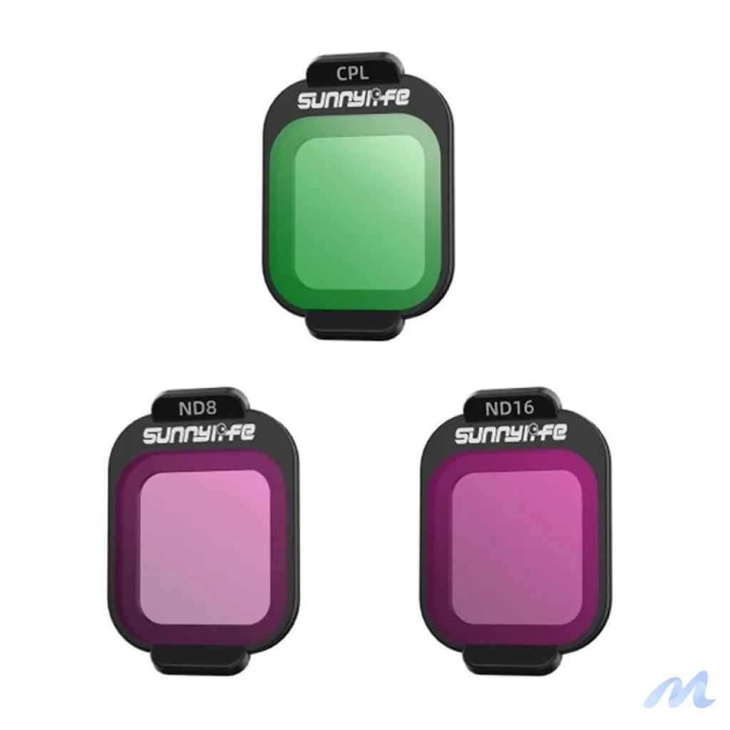 Filtry CPL, ND8, ND16 Sunnylife do DJI Flip