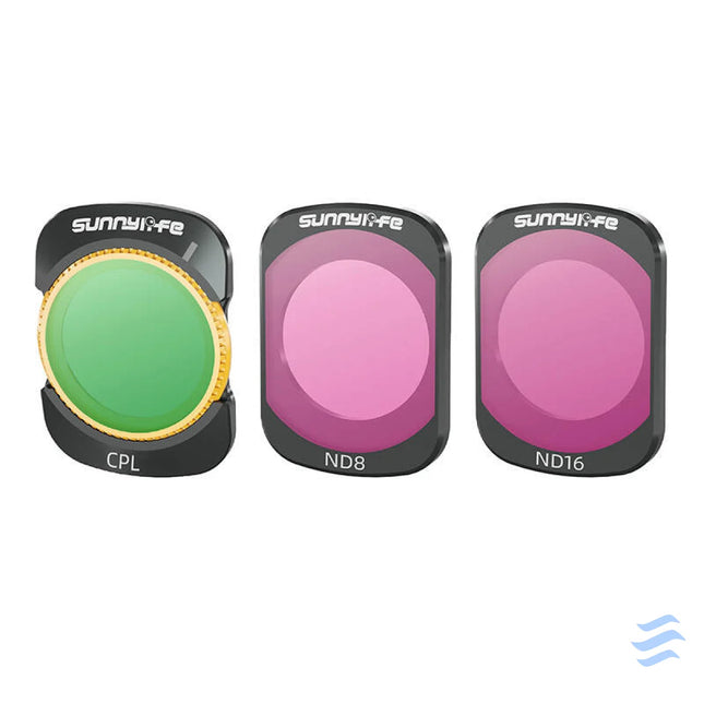 Filtry CPL ND8 ND16 Sunnylife do DJI Osmo Pocket 3 For sports cameras
