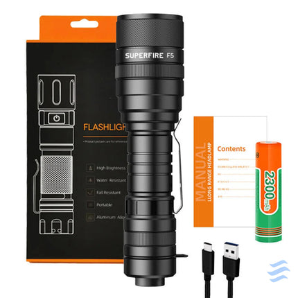 Flashlight Superfire F5 1100lm USB Other