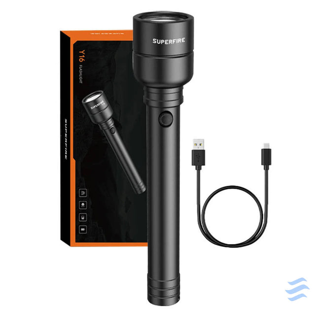 Flashlight Superfire Y16 1700lm USB C Other