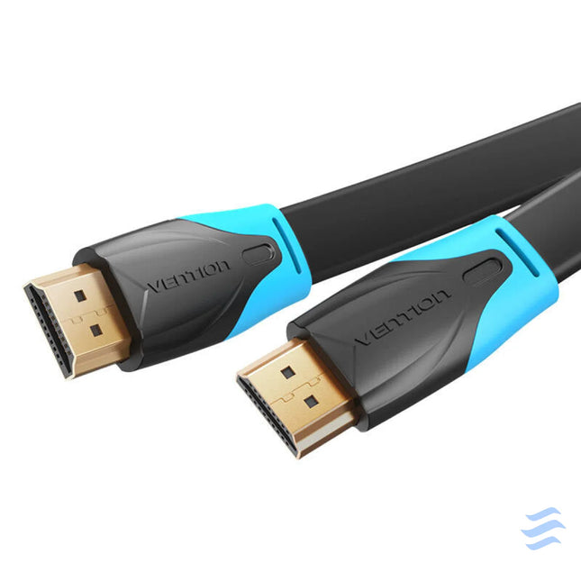 Flat HDMI Cable Vention VAA B02 L500 5m 4K 60Hz (Black) Video cables