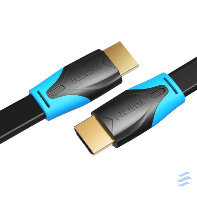 Flat HDMI Cable Vention VAA B02 L500 5m 4K 60Hz (Black) Video cables
