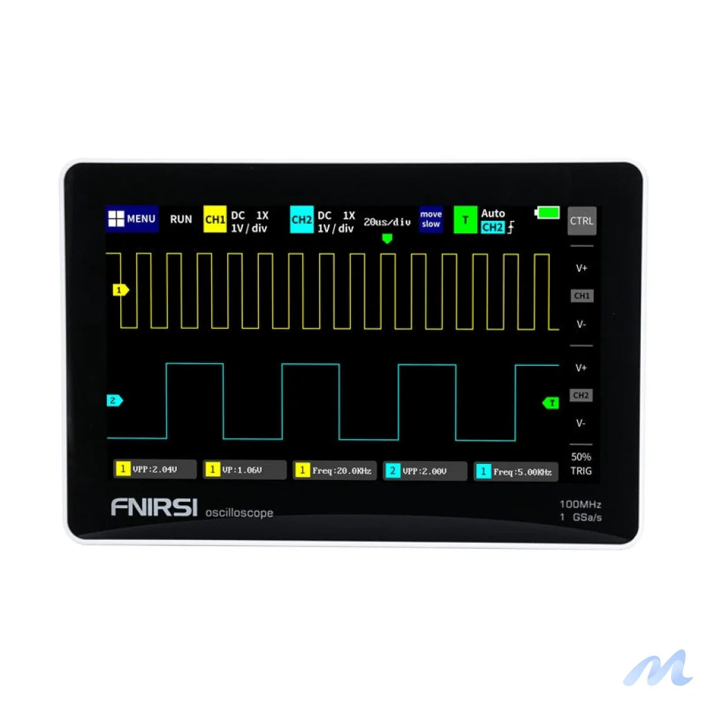FNIRSI 1013D 7" portable tablet oscilloscope