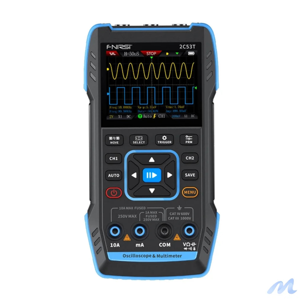 FNIRSI 2C53T portable 3in1 oscilloscope multimeter signal generator