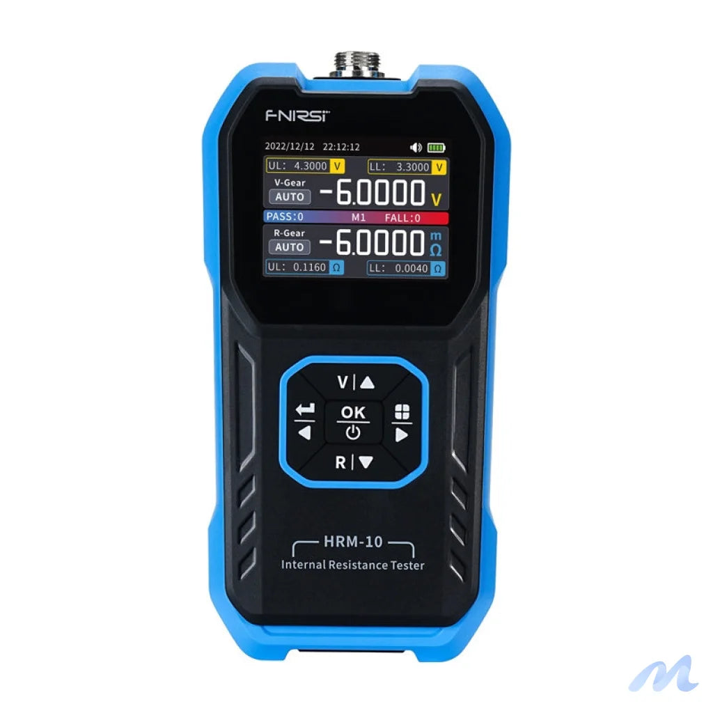 FNIRSI HRM-10 internal battery resistance meter