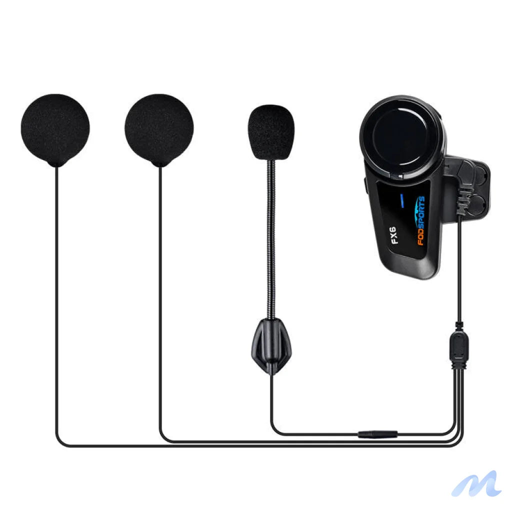 Fodsports FX6 motorcycle intercom (black)