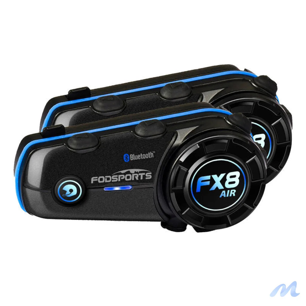 Fodsports FX8 Air motorcycle intercom two-pack (black)