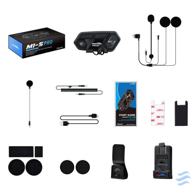 Fodsports M1 S Pro motorcycle intercom (black) Intercoms