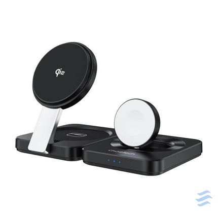 Foldable 3 in 1 magnetic charger Choetech Qi2 Wireless chargers