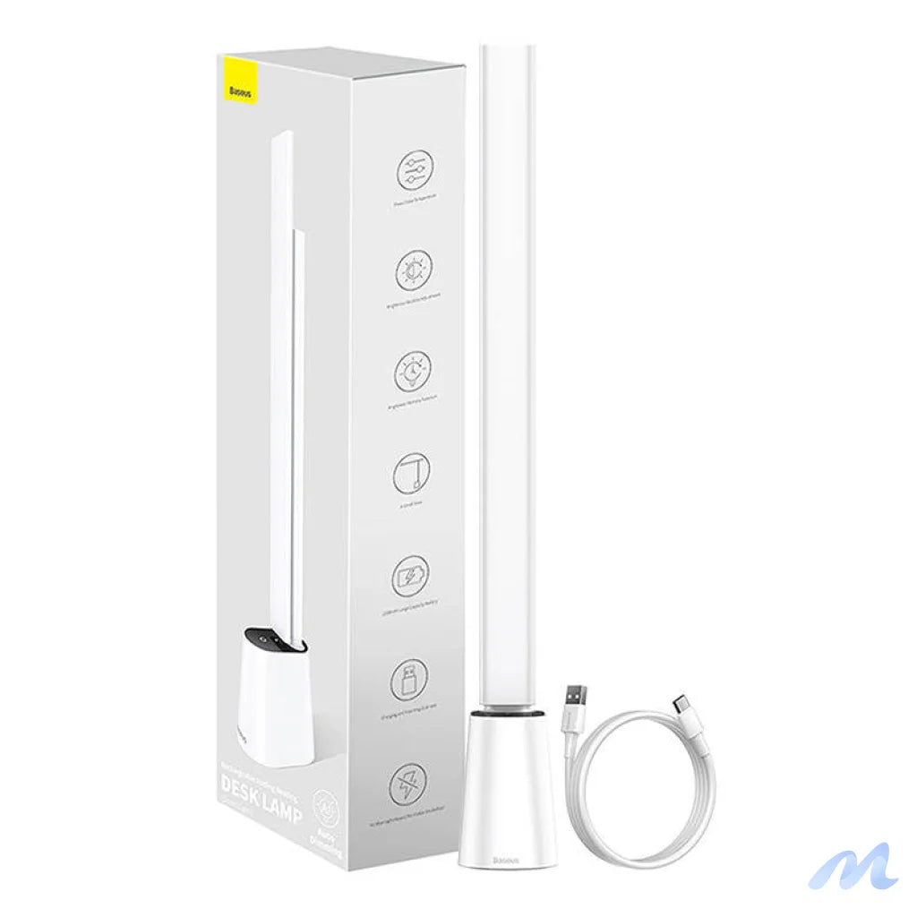 Folding desk lamp Baseus Smart Eye rechargeable (white)