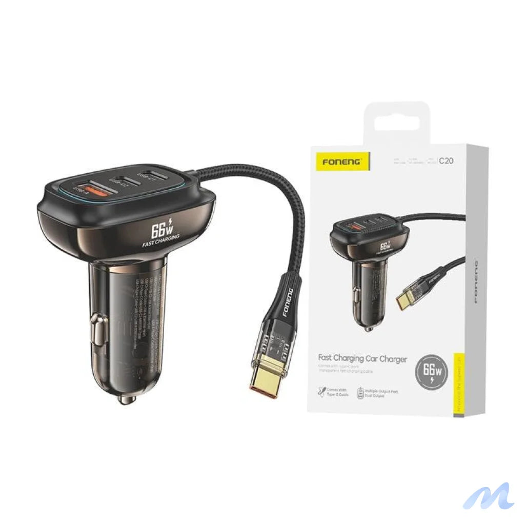 Foneng C20 A+C+C 66W car charger 3 ports