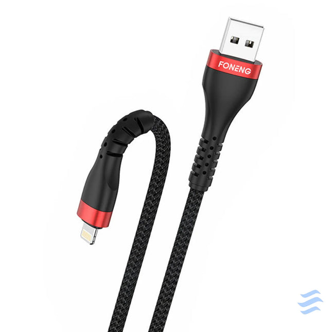 Foneng Cable USB to Lightning X82 iPhone 3A 1m (black) USB to Lightning
