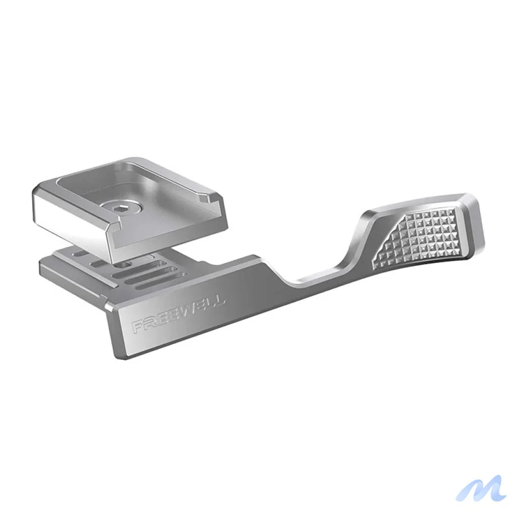 Freewell cold shoe thumb mount for Fuji X100VI (silver)