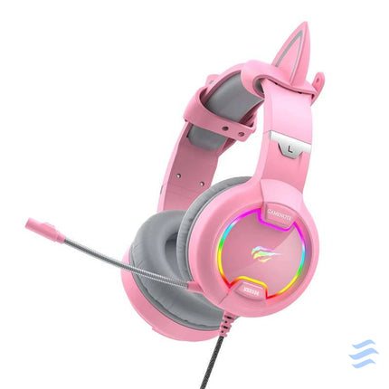 Gaming headphones Havit GAMENOTE H2233d RGB (pink) Wired