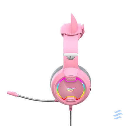 Gaming headphones Havit GAMENOTE H2233d RGB (pink) Wired