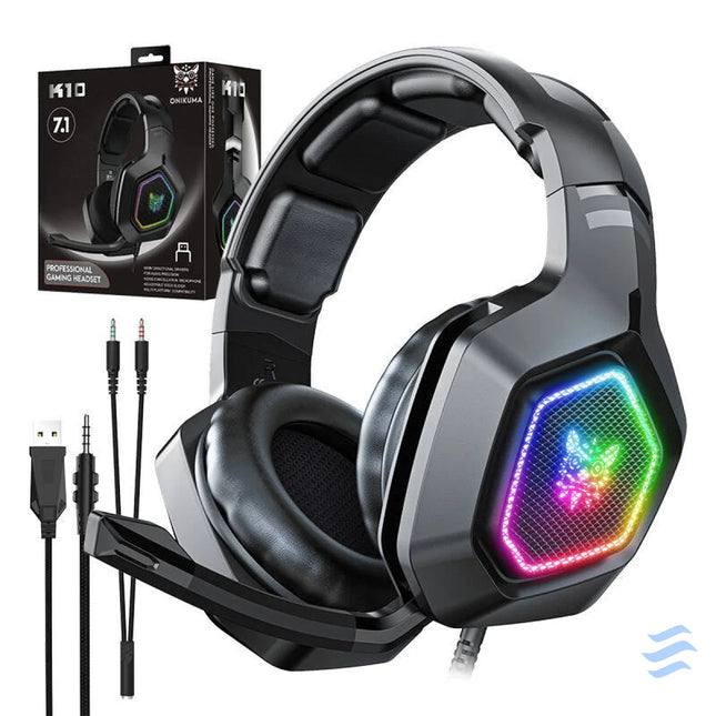 Gaming headphones ONIKUMA K10 (black) Wired