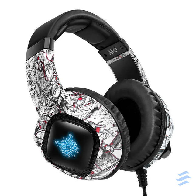 Gaming headphones ONIKUMA K19 Camou White Wired