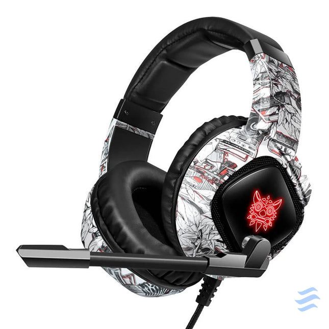 Gaming headphones ONIKUMA K19 Camou White Wired