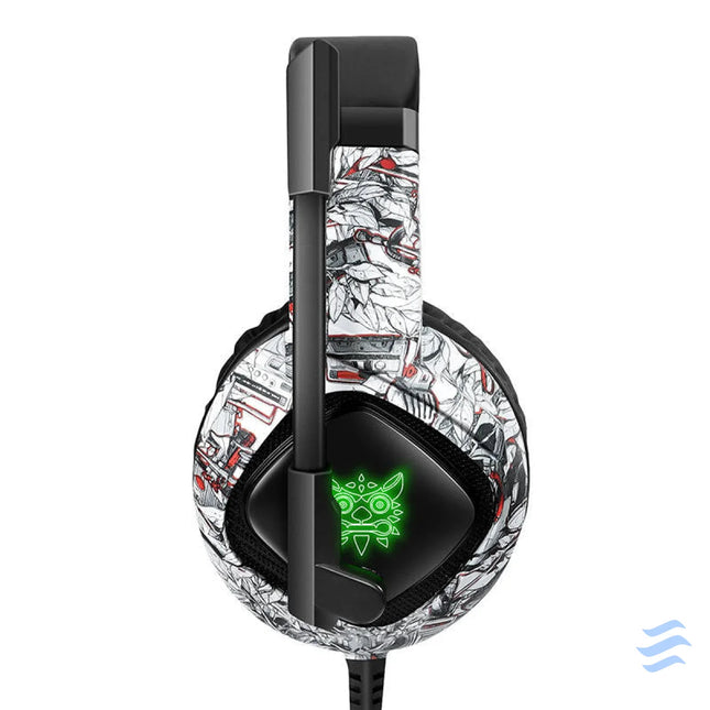 Gaming headphones ONIKUMA K19 Camou White Wired