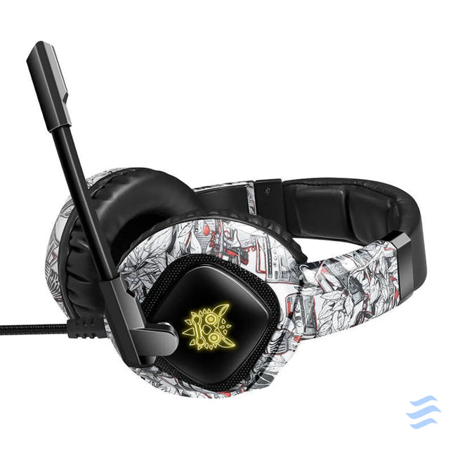Gaming headphones ONIKUMA K19 Camou White Wired
