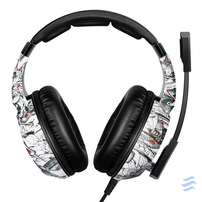 Gaming headphones ONIKUMA K19 Camou White Wired