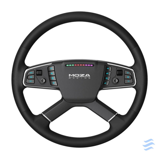 Gaming set R5 base + TSW truck steering wheel + SRP Lite pedals + Moza Racing RS071 clamps (PC) Racing simulation