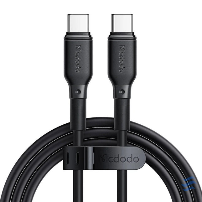 GaN Mcdodo CH 1543 network charger 2x USB C 1x USB 67W + USB C to USB C 2m cable (black) mains chargers