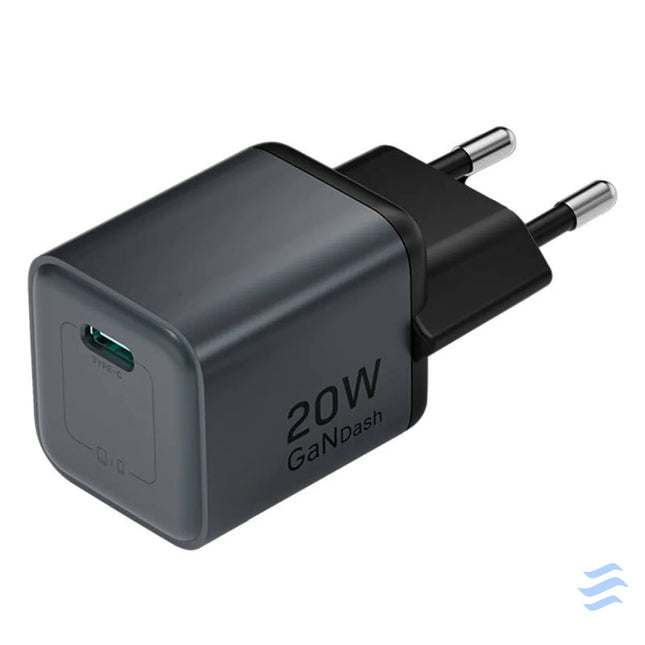 GaN Vention USB C 20W Charger (Gray) mains chargers