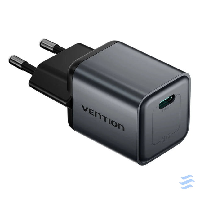 GaN Vention USB C 20W Charger (Gray) mains chargers