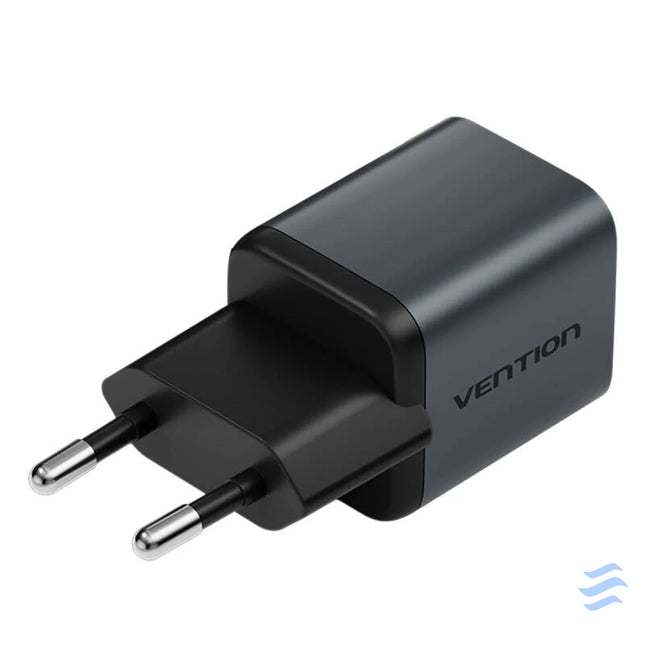 GaN Vention USB C 20W Charger (Gray) mains chargers