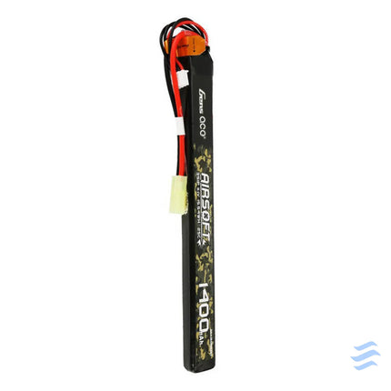 Gens ace 25C 1400mAh 3S1P 11.1V Airsoft Gun Lipo Battery with mini Tamiya Plug Connector Lithium and NiMH