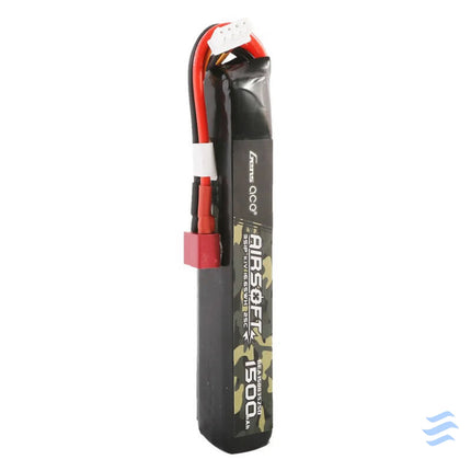 Gens ace 25C 1500mAh 3S1P 11.1V Airsoft Gun Lipo Battery with T Plug Lithium and NiMH