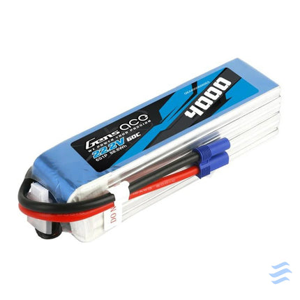 Gens Ace 4000mAh 22.2V 60C 6S1P EC5 battery Lithium and NiMH