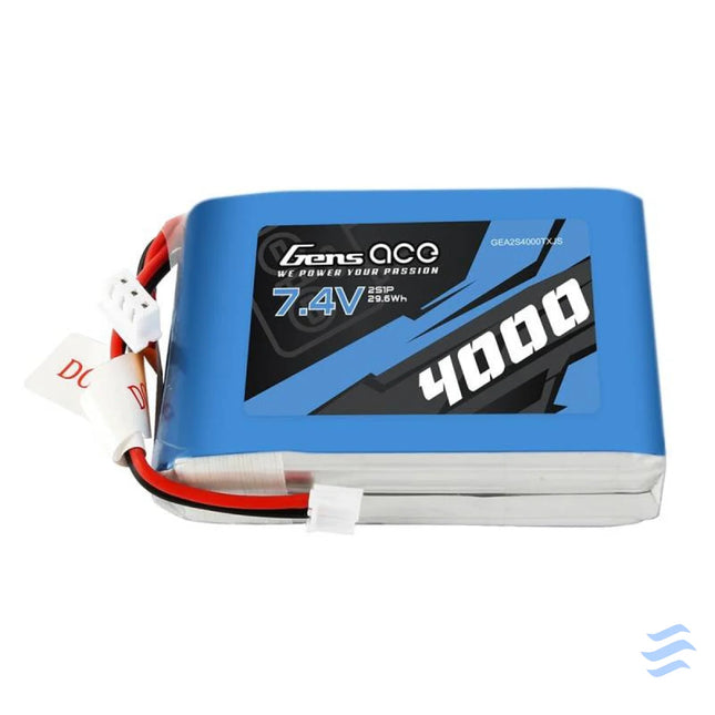 Gens Ace 4000mAh 7.4V 1C LiPo battery Lithium and NiMH