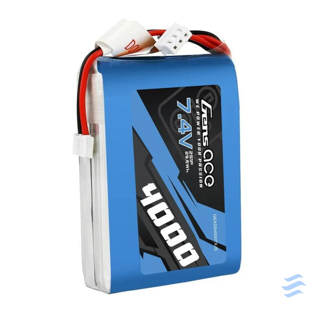 Gens Ace 4000mAh 7.4V 1C LiPo battery Lithium and NiMH