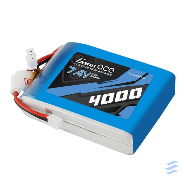 Gens Ace 4000mAh 7.4V 1C LiPo battery Lithium and NiMH
