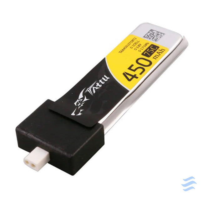Gens Ace 450mAh 3.8V 75C 1S1P HV Lipo Batteries (5pcs). Lithium and NiMH