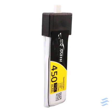 Gens Ace 450mAh 3.8V 75C 1S1P HV Lipo Batteries (5pcs). Lithium and NiMH