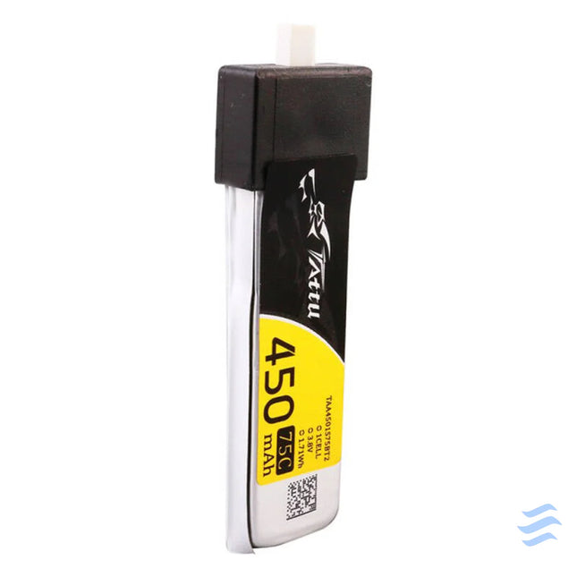 Gens Ace 450mAh 3.8V 75C 1S1P HV Lipo Batteries (5pcs). Lithium and NiMH