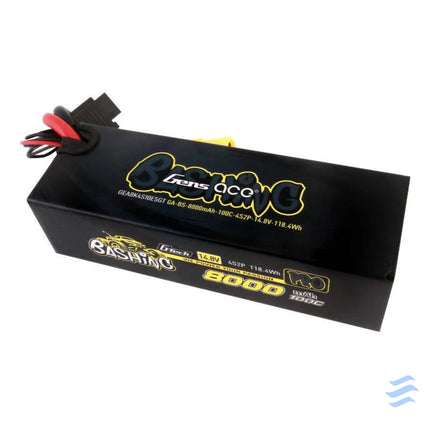Gens ace 8000mAh 14.8V 100C 4S2P Lipo Battery Pack Lithium and NiMH