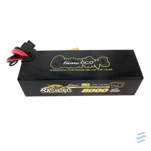 Gens ace 8000mAh 14.8V 100C 4S2P Lipo Battery Pack Lithium and NiMH