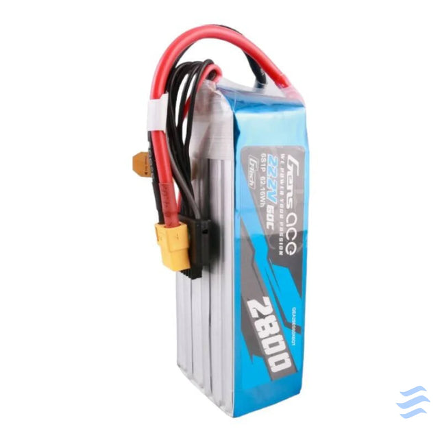 Gens ace G Tech 2800mAh 22.2V 60C 6S1P Lipo Battery Pack with XT60 plug Lithium and NiMH