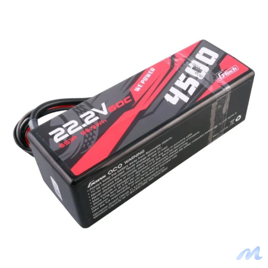 Gens ace G-Tech 4500mAh 6S1P 22.2V 60C HardCase RC car Lipo Battery 14#