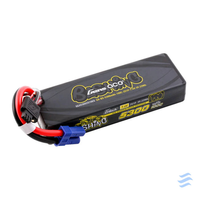 Gens ace G Tech 5300mAh 7.4V 100C 2S1P Lipo z EC5 Lithium and NiMH