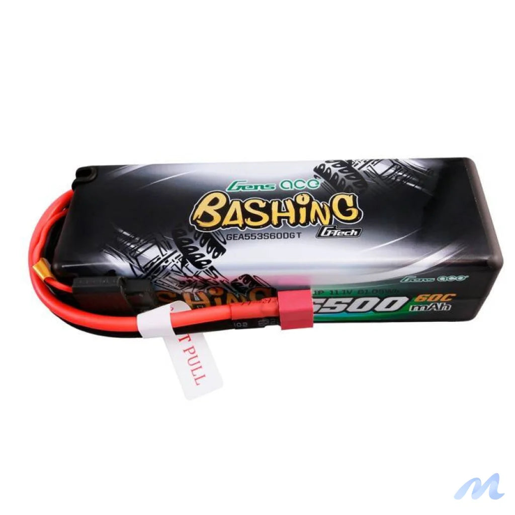 Gens ace G-Tech 5500mAh 11.1V 3S1P 60C HardCase 15# car Battery