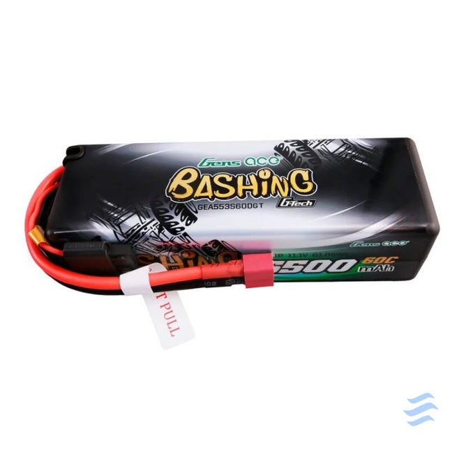 Gens ace G Tech 5500mAh 11.1V 3S1P 60C HardCase 15# car Battery Lithium and NiMH