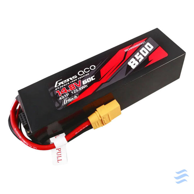 Gens ace G Tech 8500mAh 14.8V 60C 4S1P Lipo Battery Pack PC Material Case with XT90 plug Lithium and NiMH