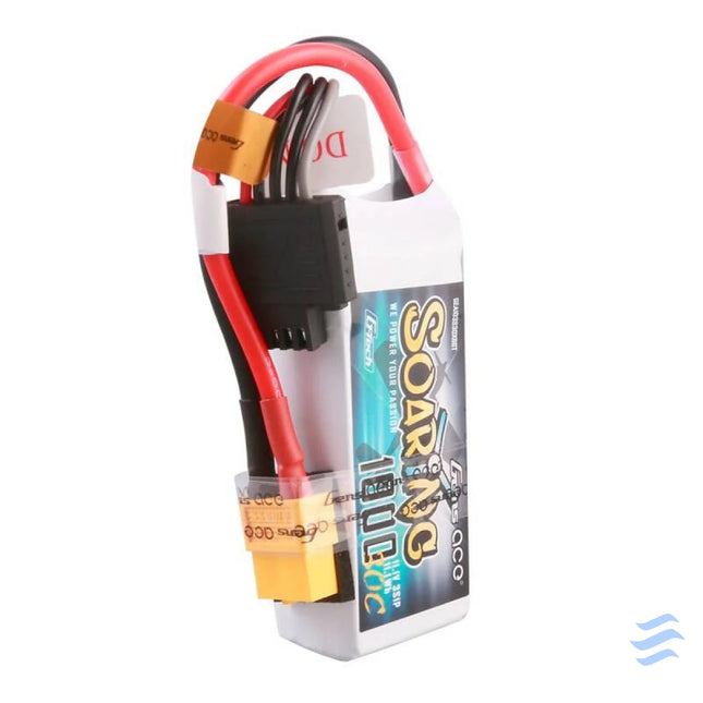 Gens ace G Tech Soaring 1000mAh 11.1V 30C 3S1P Lipo Battery Lithium and NiMH