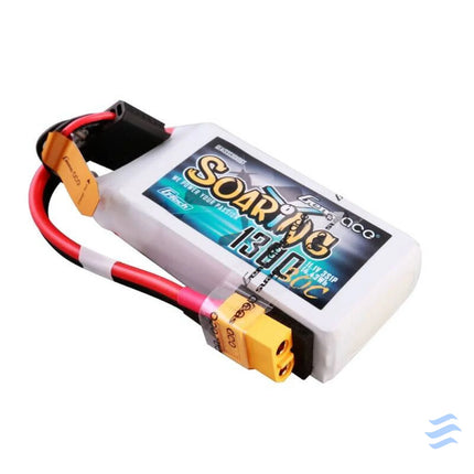 Gens ace G Tech Soaring 1300mAh 11.1V 30C 3S1P Lipo Battery Lithium and NiMH